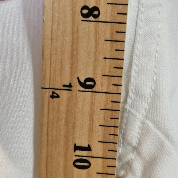 Lafayette 148 New York Skinny Denim White Jeans Wmns Sz 6 New - Picture 8 of 9